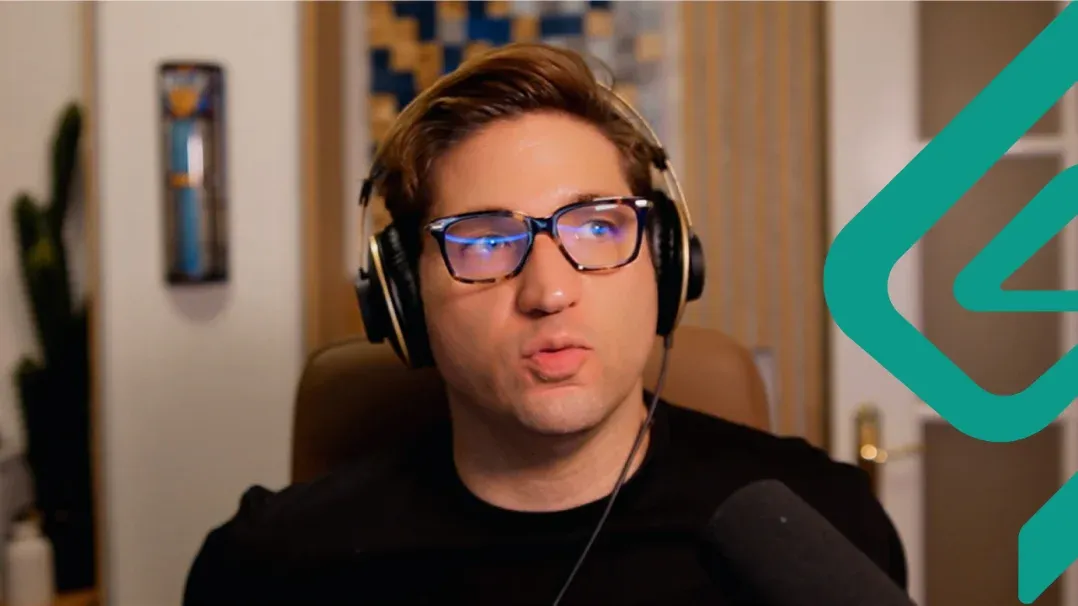 Teledipity LIVE host on camera during a YouTube stream